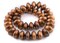 The Bead Chest Ethiopian Copper Saucer Beads, Large Hollow Handmade Bicone Lightweight Crafts Supplies for Jewelry Making (24mm)